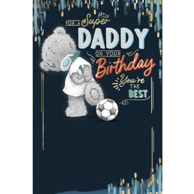 Image of Me To You Tatty Teddy Super Daddy Happy Birthday Card