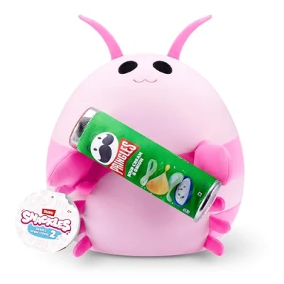 Image of Snackles, Series 2, Pink Shrimp (Pringles, Sour Cream &amp; Onion), Plush Toy, Medium (35 cm), Brown Box, (Pink Shrimp)