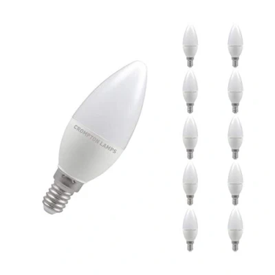 Image of Crompton LED Thermal Plastic Candle 5W 4000K Dimmable SES E14