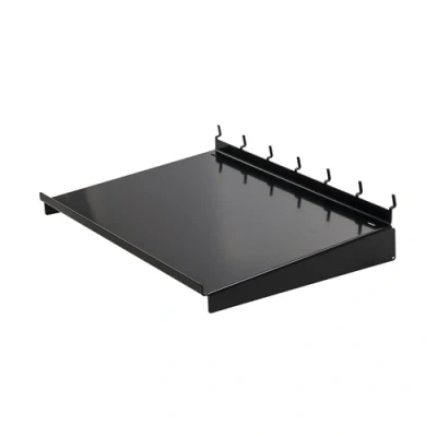 Image of Silverline Shelf 300mm 4pk Black