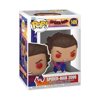 Image of Funko Pop! Marvel: Spider man Across the Verse SM2099 2099 Unmasked Spiderman Into Spiderverse 2 Collectable Vinyl Figure Gift Idea Official Merchandise Movies Fans