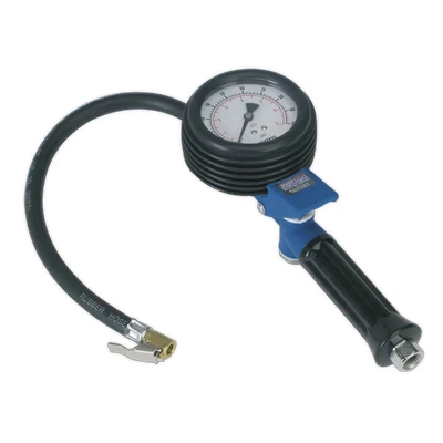 Image of Sealey Jumbo Tyre Inflator with Clip On Connector