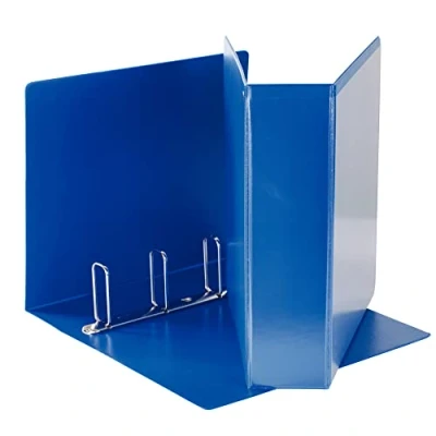 Image of ESSELTE Display Folder Made of PP (2 Pockets) with Rings 4 65 Q f.to Maxi Blue 394758500