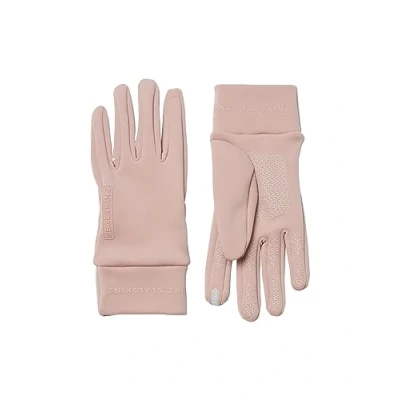 Image of SEALSKINZ Acle Womens Water Repellent Nano Fleece Glove Lightweight &amp; Touchscreen Compatible Provides Insulated Protection, Pink