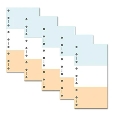 Image of Filofax Personal TRADE Pack Jot pads (white, blue, salmon) (132222) x 5