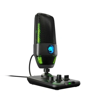 Image of Roccat Torch Studio Grade USB Microphone, Black