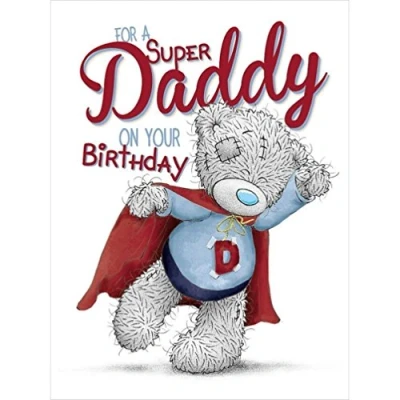 Image of Daddy Birthday Large Me to You Bear Card