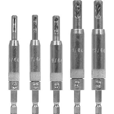 Image of Quick Change Hinge Bit Set 5 Piece By Snappy
