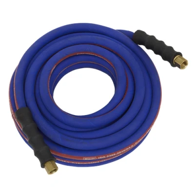 Image of Sealey Air Hose 10m x Ø10mm with 1/4&quot;BSP Unions Extra Heavy Duty