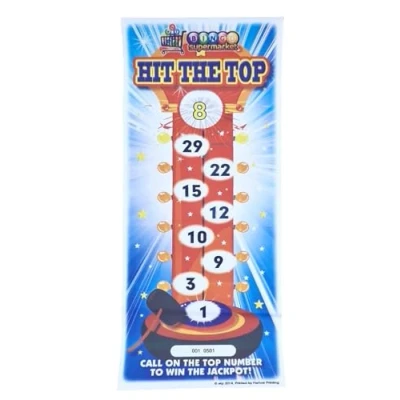 Image of Hit The Top Bingo Tickets 1 30 Number