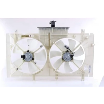 Image of 1551081 Cooling fan NISSENS 85221 300mm 12V with radiator shroud, without resistor control unit