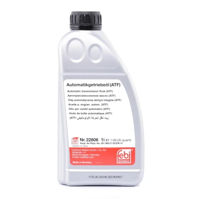 Image of DexronIIIG, DexronIIIH, M2C195A, M2C202B, M2C919E Automatic Transmission Fluid FEBI BILSTEIN 22806 ATF III 1l red FORD: FIESTA 5, Focus Mk1 Hatchback