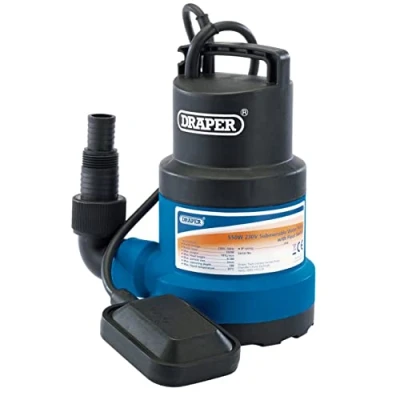 Image of Draper Submersible Clean Water Pump with Float Switch, 191L/min, 550W