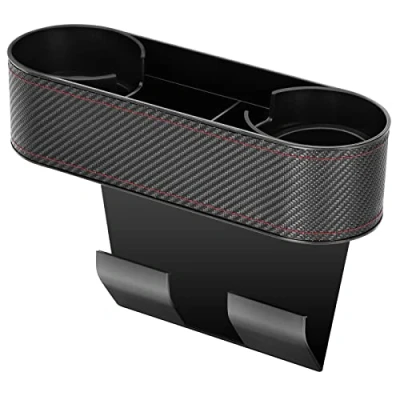 Image of Multifunctional Car Drink Holders, Universal Auto Truck Seat Side Cup Holder Water Bottle Mount Stand Gap Organizer Seam Wedge Storage