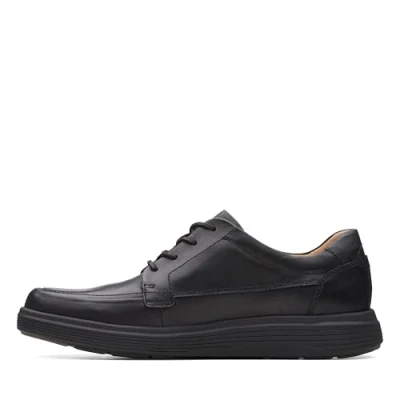 Image of Clarks Men&#039;s Un Abode Ease Derbys, Black Leather*12 UK Wide