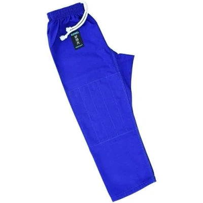 Image of Playwell Kids Elite BJJ Gi Training Pants (Trousers) Blue (M3)
