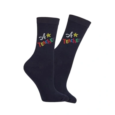 Image of Widdle Gifts Ladies Teacher Socks with Novelty Print UK Size 5 8 A*
