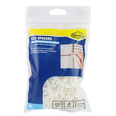 Image of Vitrex 10 2041 Floor Tile Spacers 4.00mm (Pack of 250)