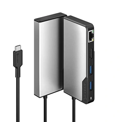 Image of ALOGIC USB C Fusion Alpha Hub, 5 in 1 Type Adapter, 4K HDMI, 3.1 with 100W Power Delivery, A 3.1, Compatible MacBook Pro/Air, iPad Pro/Air &amp; enabled devices