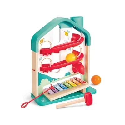 Image of Hape Melody House, Marble Run and Xylophone, 12 Months +