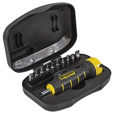 Image of Wheeler Digital Firearms Accurizing Torque Wrench with Interchangeable Bits and LCD Display for Firearm Maintenance Gunsmithing