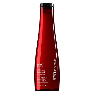 Image of Shu Uemura, Brilliant Glaze Shampoo Color Lustre, Colour Treated Hair, Enriched with Rose Oil and Goji Berry Extract, to Preserve Shine Colour, 300 ml