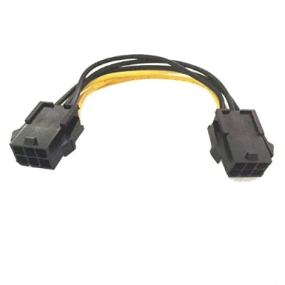 Image of Gintai Power Adapter Cable Replacement for 16AWG PCI E 6pin Female to PCIE 6