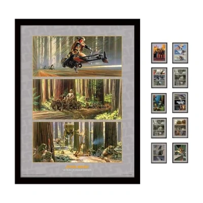 Image of Star Wars Action on Endor&#039;s Moon Memorabilia, Multi Colour, 30 x 40 cm