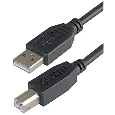 Image of Pro Signal PSG91413 USB 2.0 A Plug to B Cable, 3 m, Black