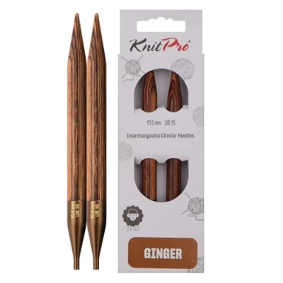 Image of KnitPro Ginger interchan. Needle Tips Special 10.00mm 3pcs