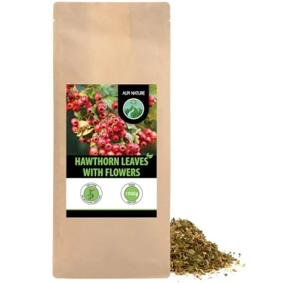 Image of Hawthorn Infusion, Flowers and leaves, Tea, Cut, Gently Dried, 100% Pure Natural (1 KG (2.2lb))