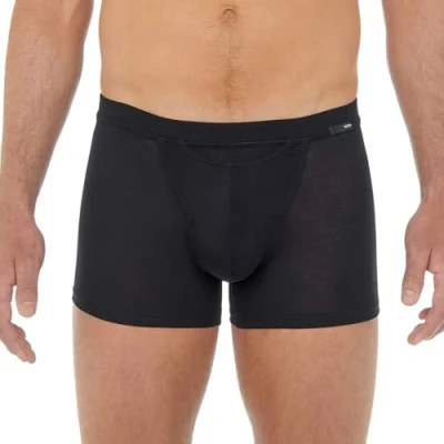 Image of HOM Men&#039;s Boxer Confort HO1 Tencel Soft Briefs, Noir, M