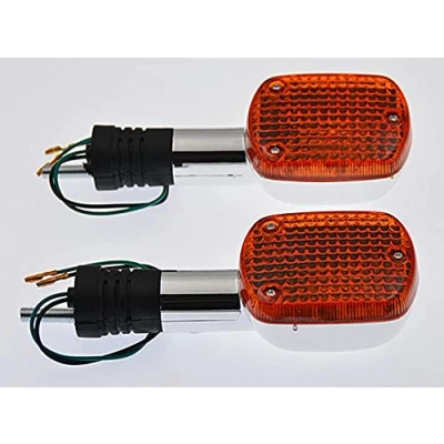 Image of 2 PCS Motorcycle Turn Signals Blinker Light Replacement for Honda Shadow VTX Steed Rebel Magna 250 400 750