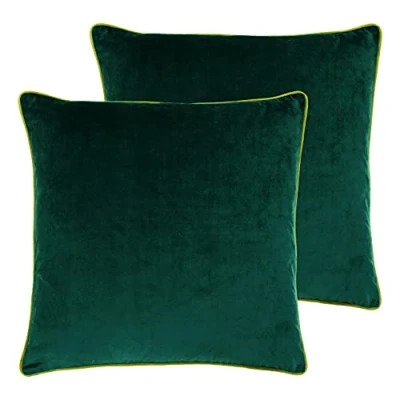 Image of Paoletti Meridian Polyester Filled Cushions Twin Pack,55 x 55cm