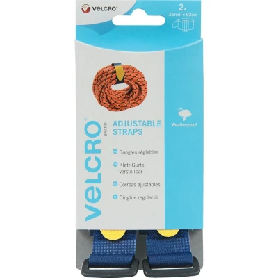 Image of VELCRO Brand VEL60327 All Purpose Straps, 25 mm x 92 cm Blue