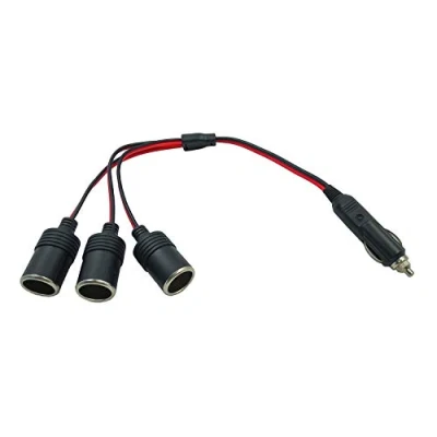 Image of Car Cigarette Lighter socket,Universal 12V 24V Waterproof Marine Boat Motorbike Power (1 to 3)