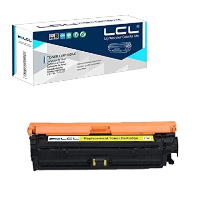 Image of LCL Remanufactured Toner Cartridge 307A CE742A (1 Yellow) Replacement for HP Color Laserjet CP5225 CP5225n CP5225dn