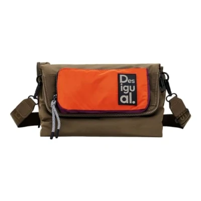 Image of Desigual Women Accessories Nylon Across Body Bag, Green, One Size