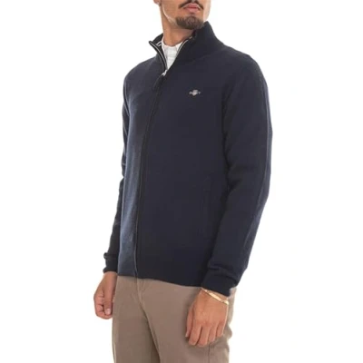 Image of Gant Superfine Lambswool Full Zip Sweater M