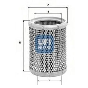 Image of 800046641 Air filter UFI 27.066.00 117, 117,0mm 90mm