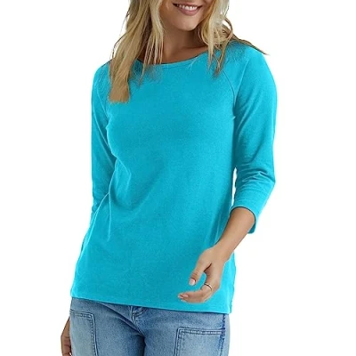Image of Hanes Women&#039;s O9343 Shirt, Flying Turquoise, M UK