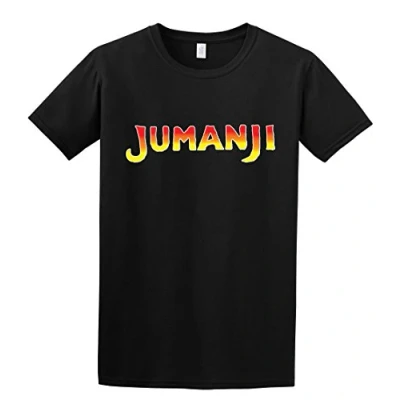Image of SmartyPants Jumanji Retro Classic Kids Movie Inspired T Shirt (Large) Black