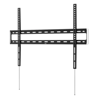 Image of Hama Fixed TV Wall Mount for 10 Year Guarantee (Extra Flat Mount, 75 kg Max, Robust, LCD/LED/OLED/Plasma Screens from 81 cm to 191 (32 &quot;), VESA Max 400 x 400) Black