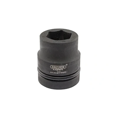 Image of Draper Expert HI TORQ� 6 Point Impact Socket, 1&quot; Sq. Dr., 27mm