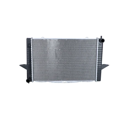 Image of 36000000, 36000004, 8601448, 8601449, 8602873 Engine radiator NRF EASY FIT 58342 Aluminium 590mm 386mm 34mm with mounting parts Brazed cooling fins