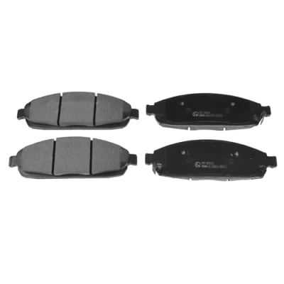 Image of 5080868AB, 68028967AA Brake pad set BLUE PRINT ADA104219 Front Axle with acoustic wear warning JEEP: GRAND CHEROKEE 3, Commander
