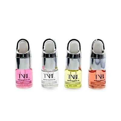 Image of TNBL Nail &amp; Cuticle Oil Dropper Deeply Hydrating Nourishing Conditioner Oil, Non Greasy Formula and Leaves No Sticky Residue (5ml x 4pcs)
