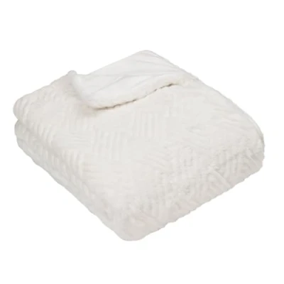 Image of Paoletti Sonnet Cut Faux Fur Throw