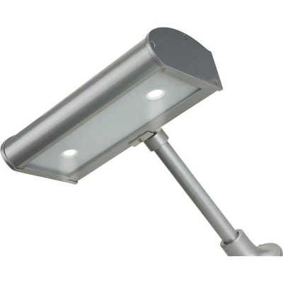 Image of LED 2 Light Sign Silver IP44