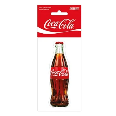 Image of airpure CC PB O 730 Coca Cola Original Bottle Car Air Freshener, red, 0